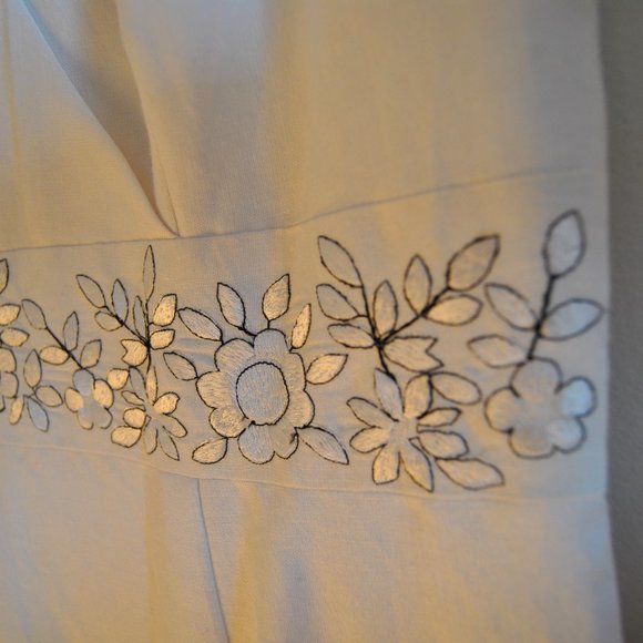 🇨🇦 NWOT Lynn Cantin White Linen Dress - Size 8 - Picture 5 of 8